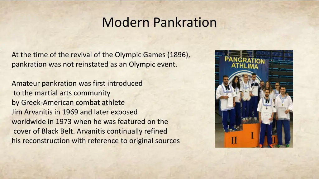 modern pankration