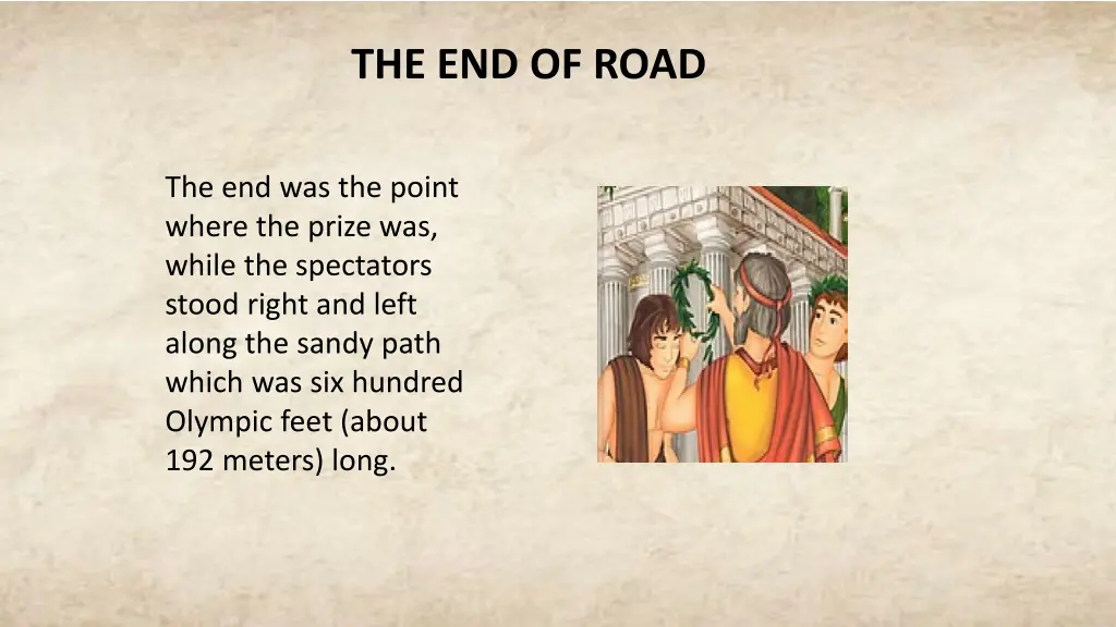 the end of road