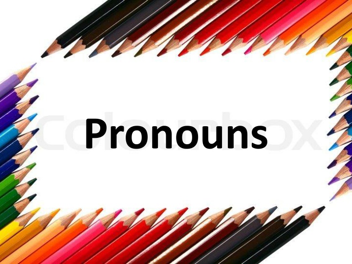 pronouns