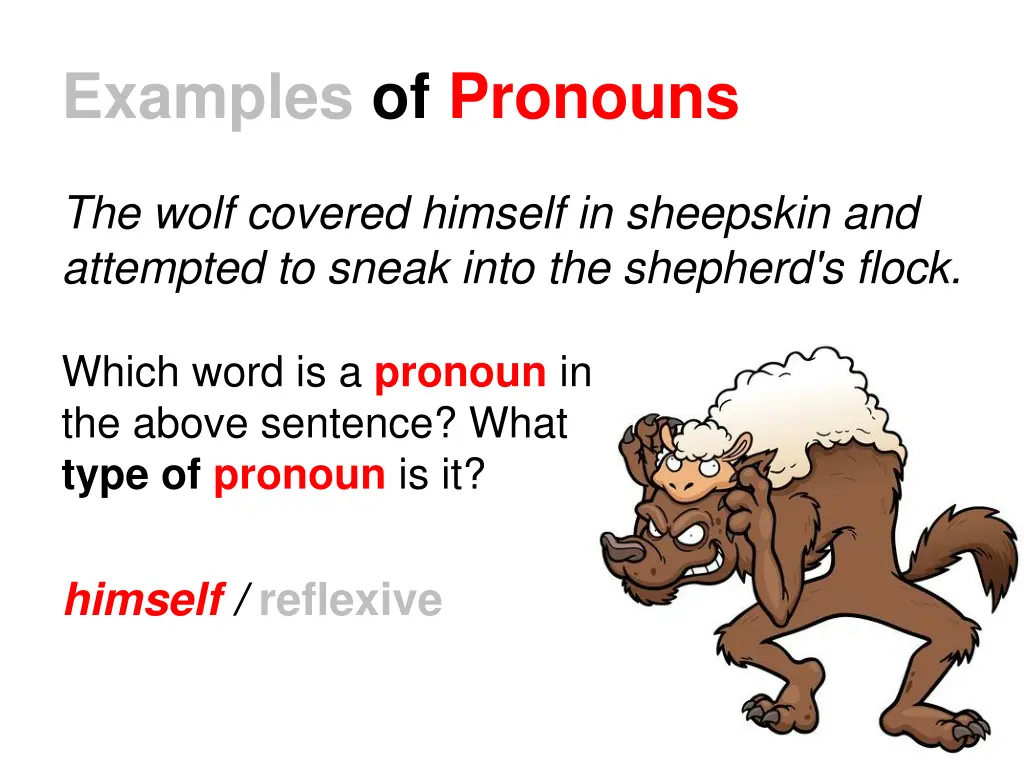 examples of pronouns