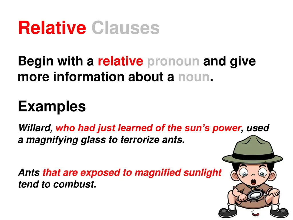 relative clauses