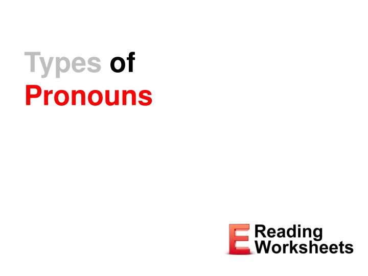 types of pronouns