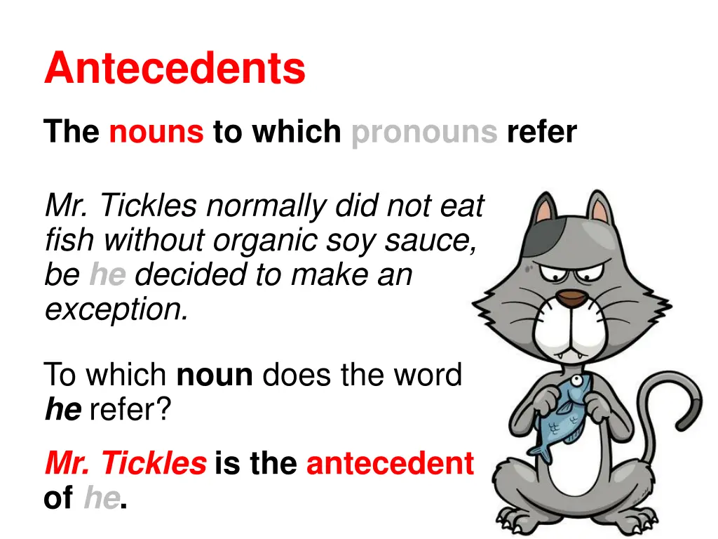 antecedents