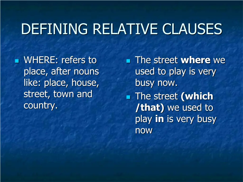 defining relative clauses 1