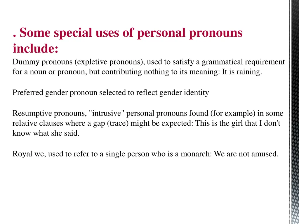 pronouns exercise 2