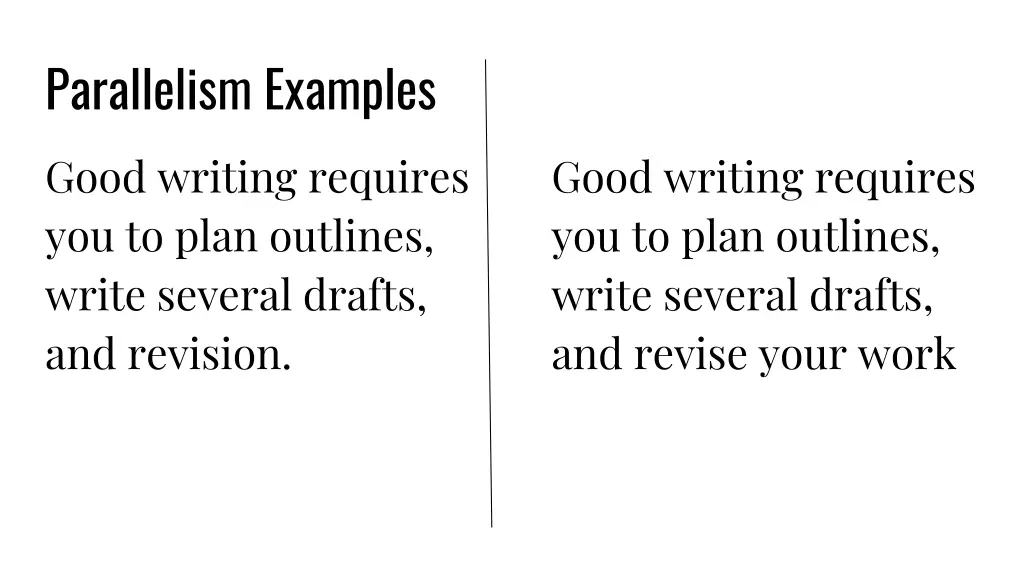 parallelism examples