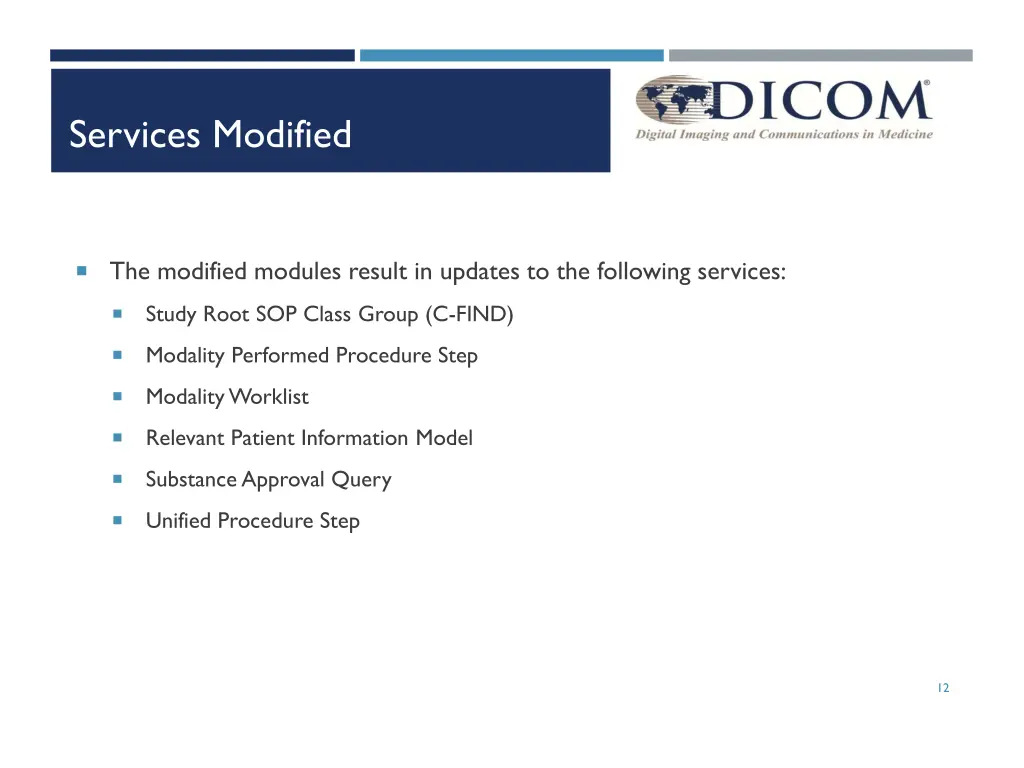 services modified