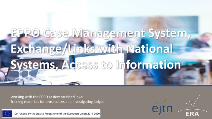 eppo case management system exchange links with