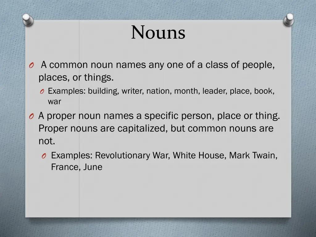 nouns 1