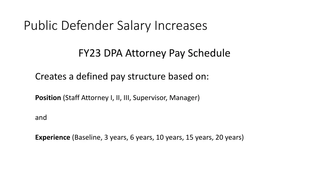 public defender salary increases 1