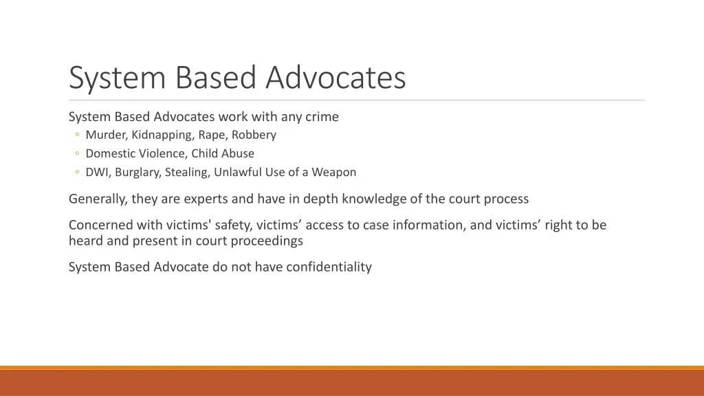 system based advocates 1