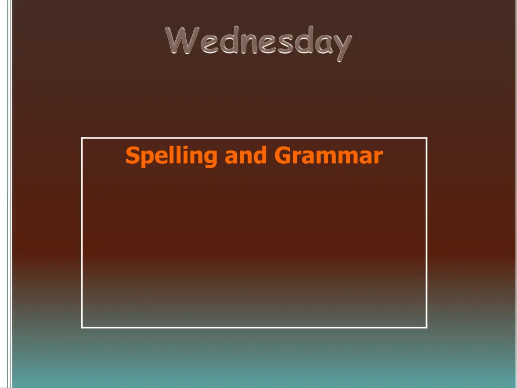 spelling and grammar 2