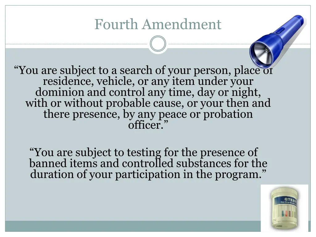 fourth amendment