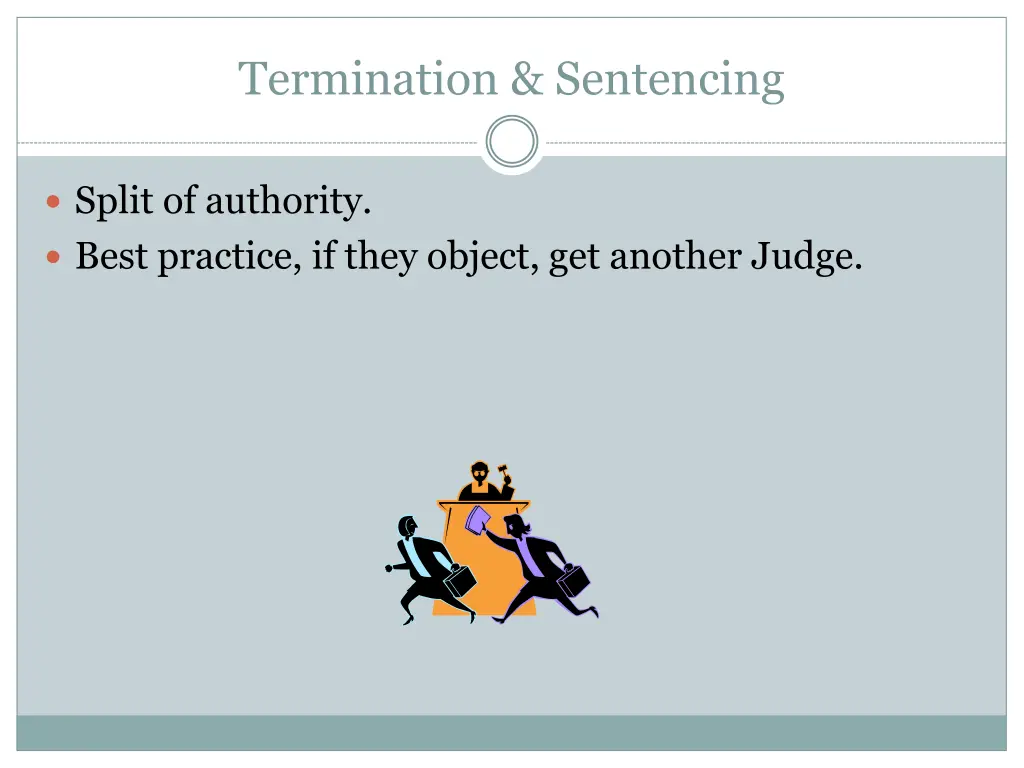 termination sentencing