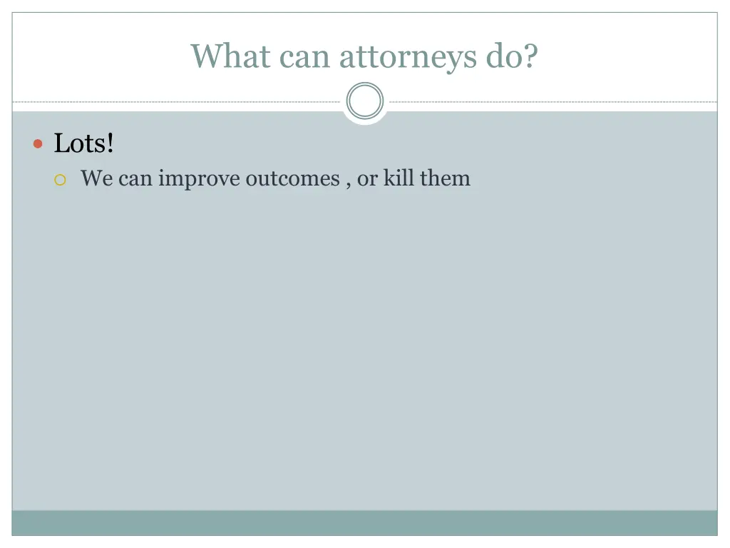 what can attorneys do