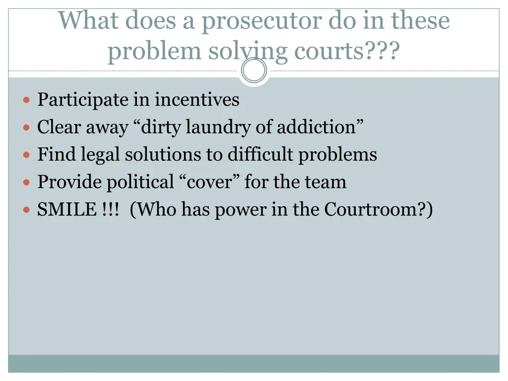 what does a prosecutor do in these problem 2