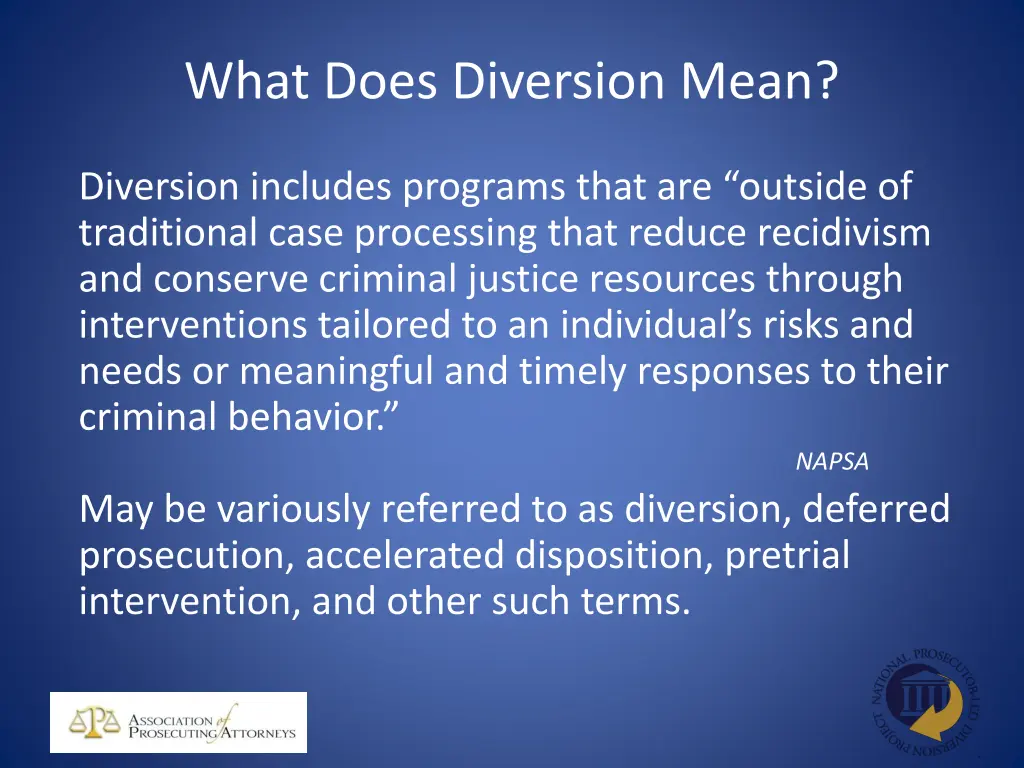 what does diversion mean