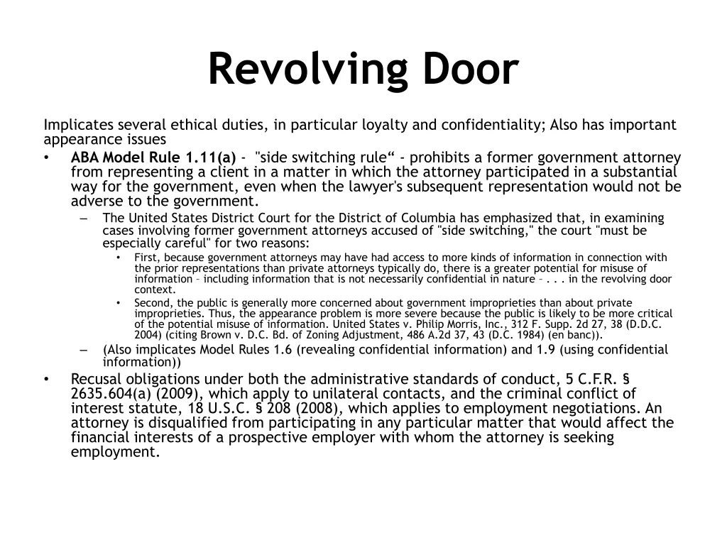 revolving door