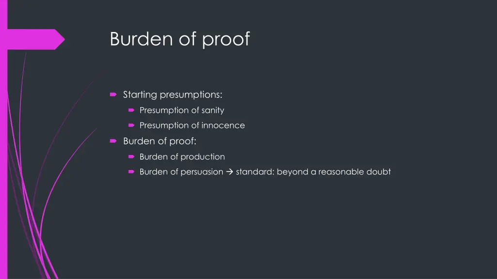 burden of proof