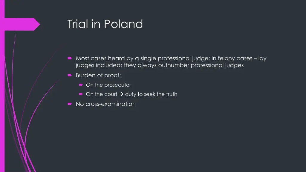 trial in poland