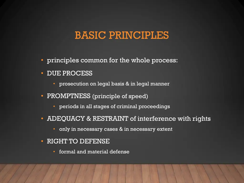 basic principles