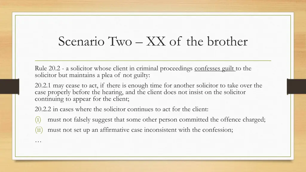 scenario two xx of the brother 2