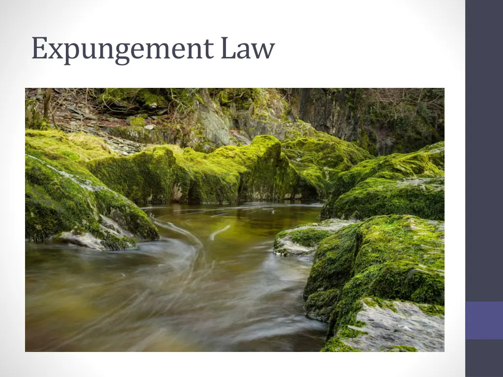 expungement law