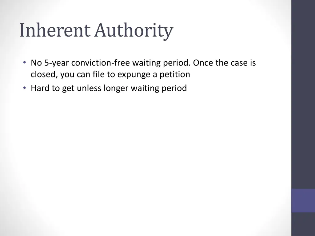 inherent authority