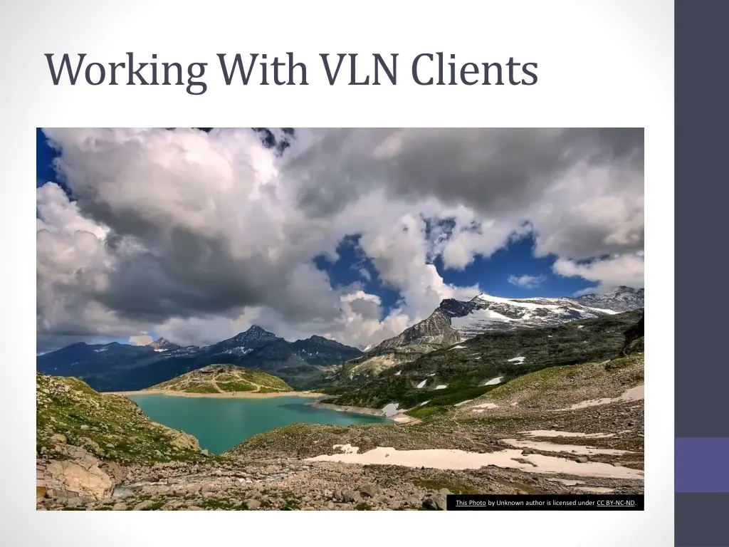 working with vln clients