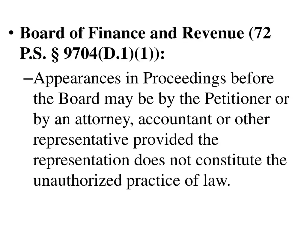 board of finance and revenue 72 p s 9704