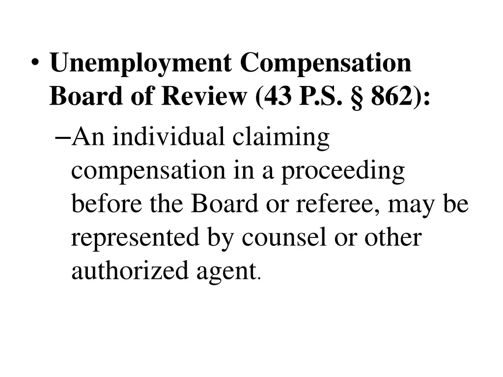 unemployment compensation board of review