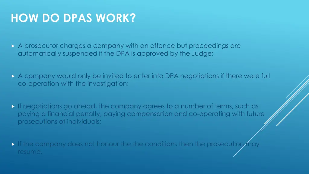 how do dpas work