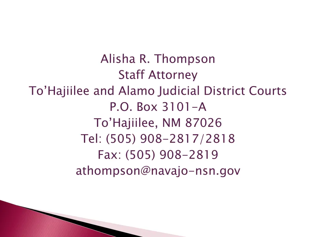 alisha r thompson staff attorney 1