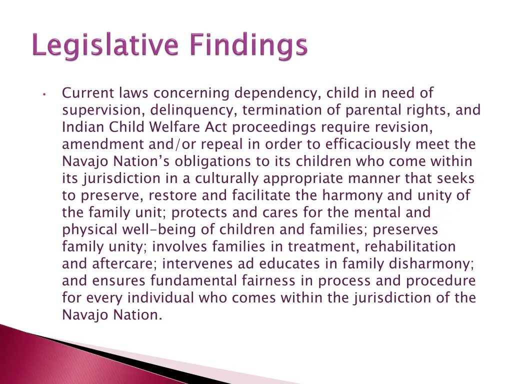 current laws concerning dependency child in need