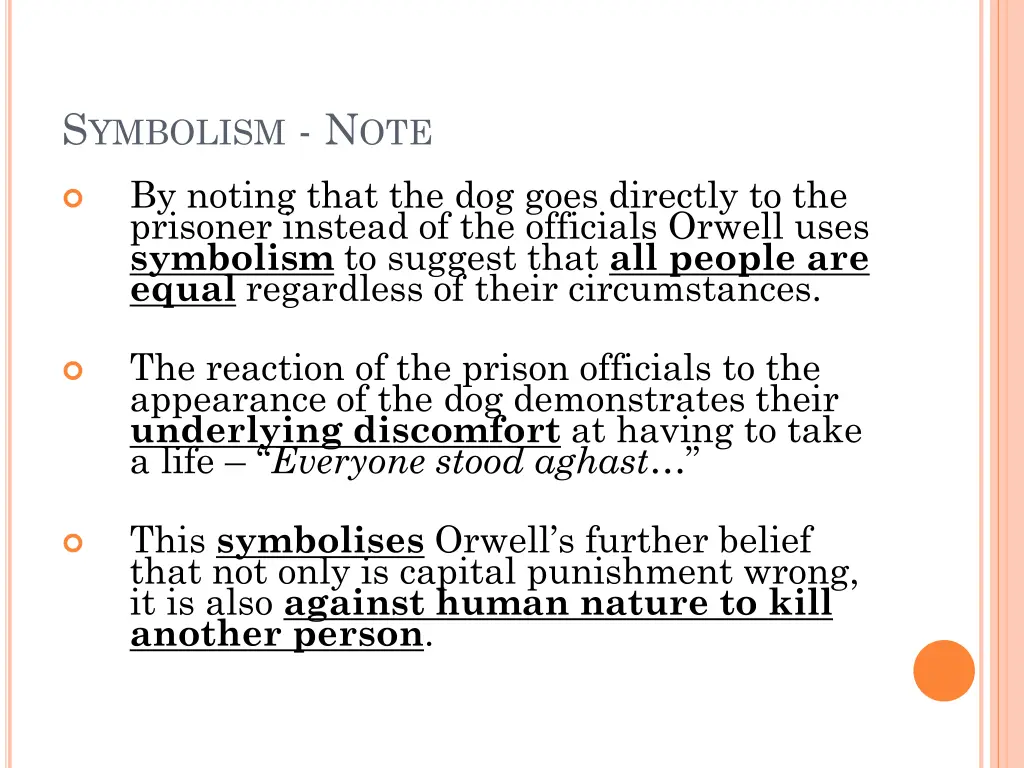 s ymbolism n ote by noting that the dog goes