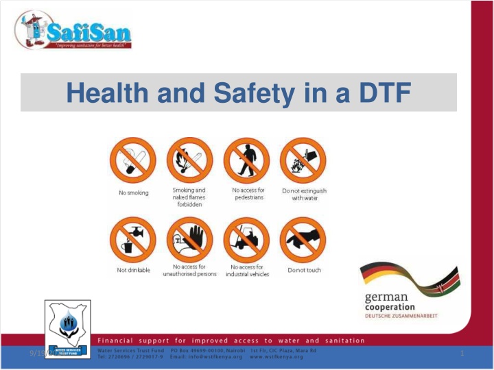 health and safety in a dtf