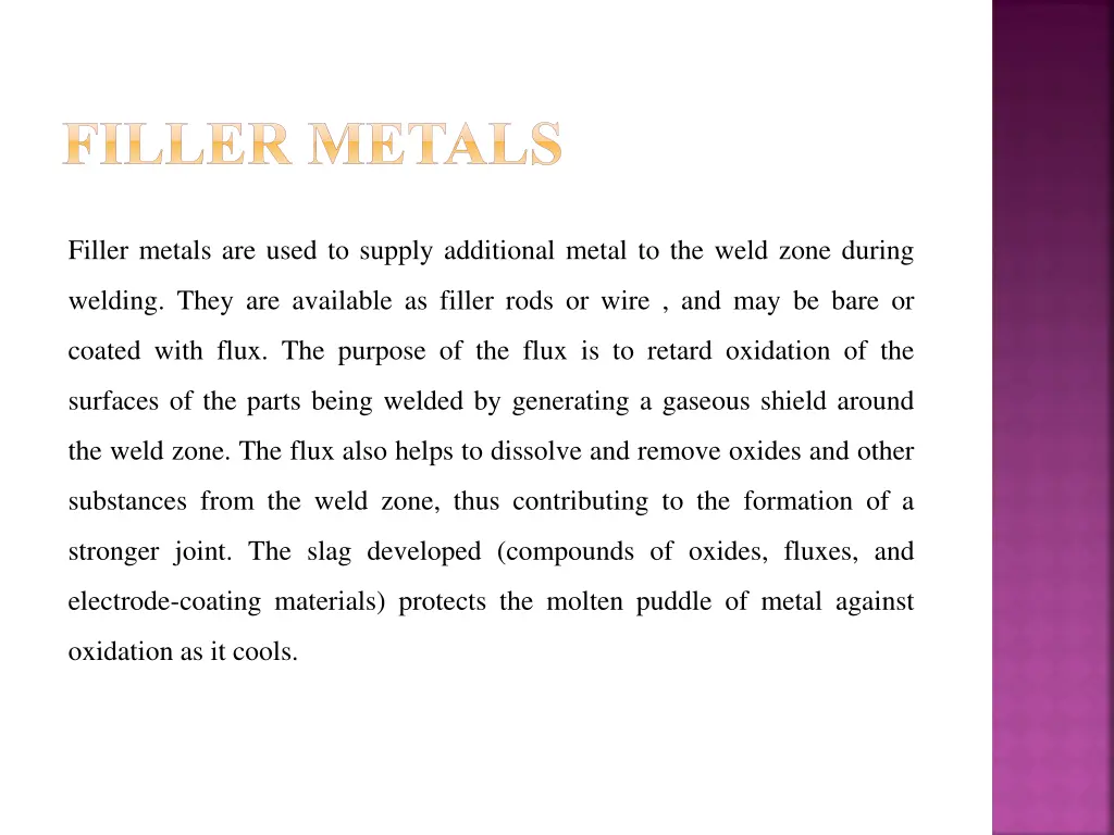 filler metals