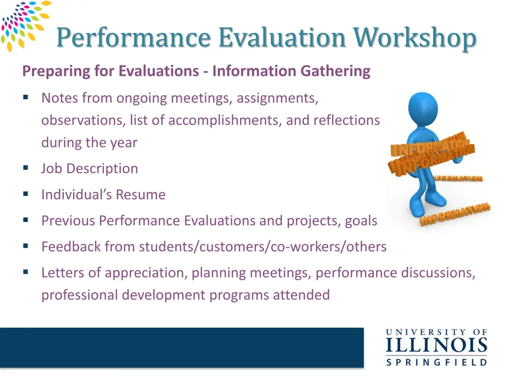 performance evaluation workshop 18