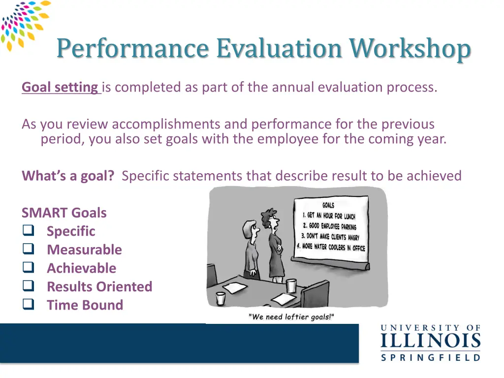 performance evaluation workshop 4