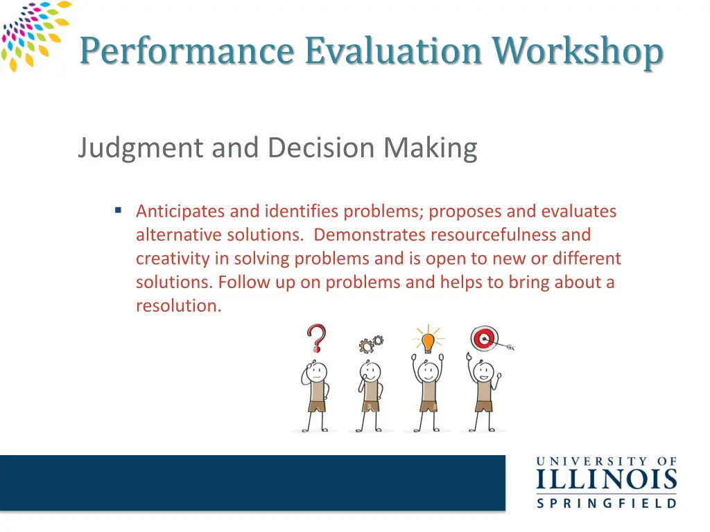 performance evaluation workshop 8