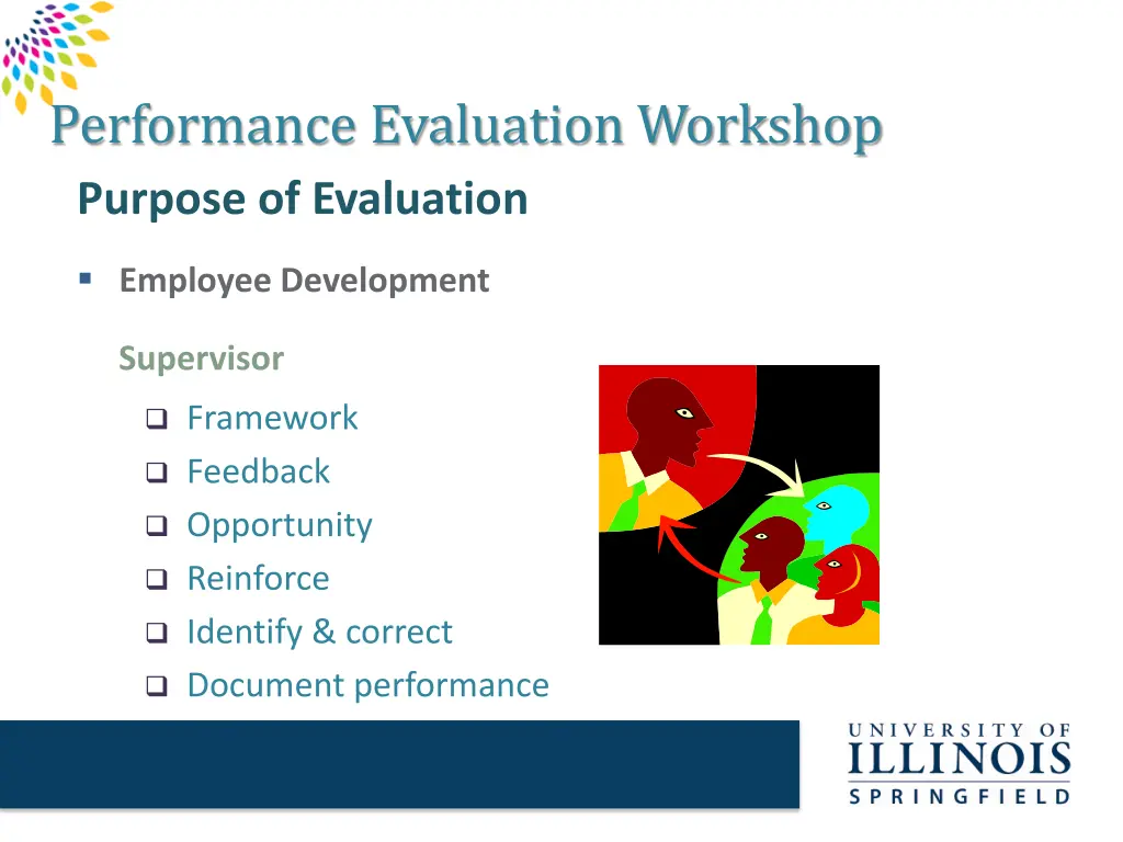 performance evaluation workshop purpose