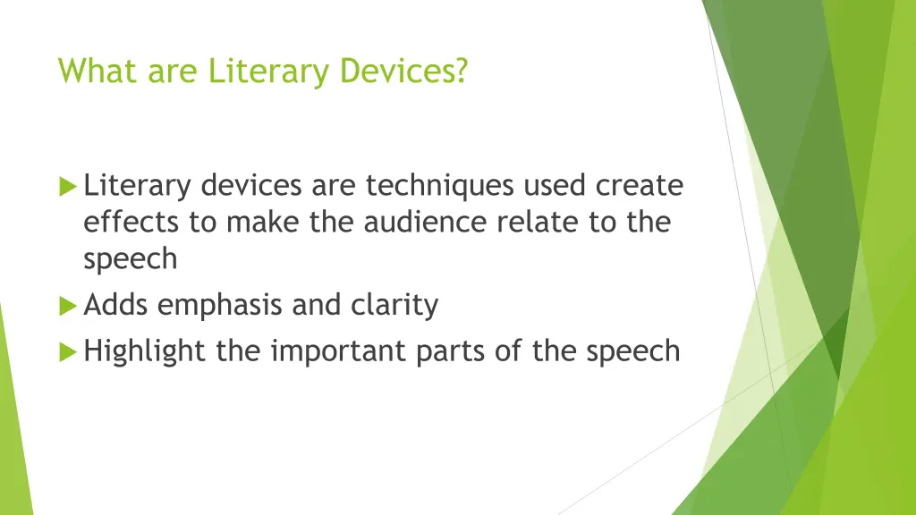 what are literary devices