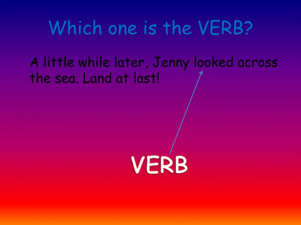 which one is the verb 2