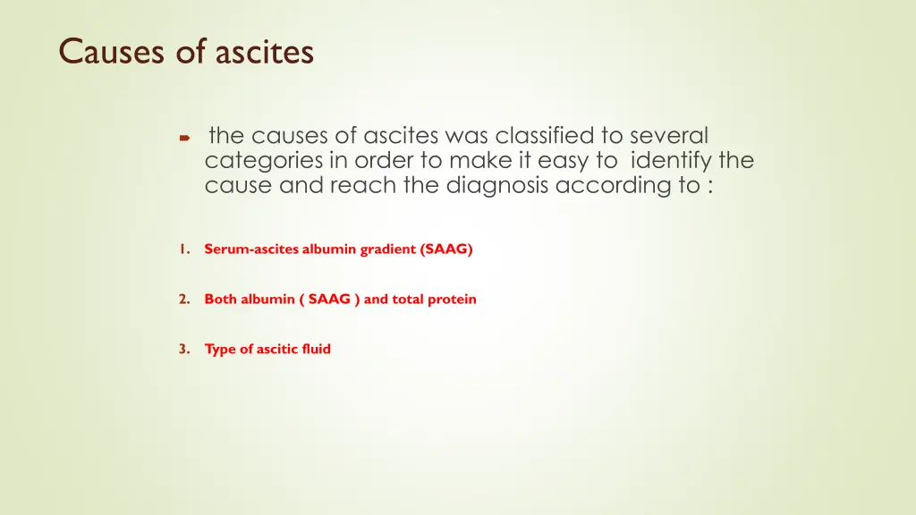 causes of ascites