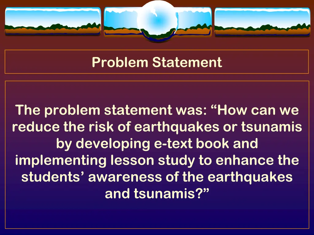 problem statement