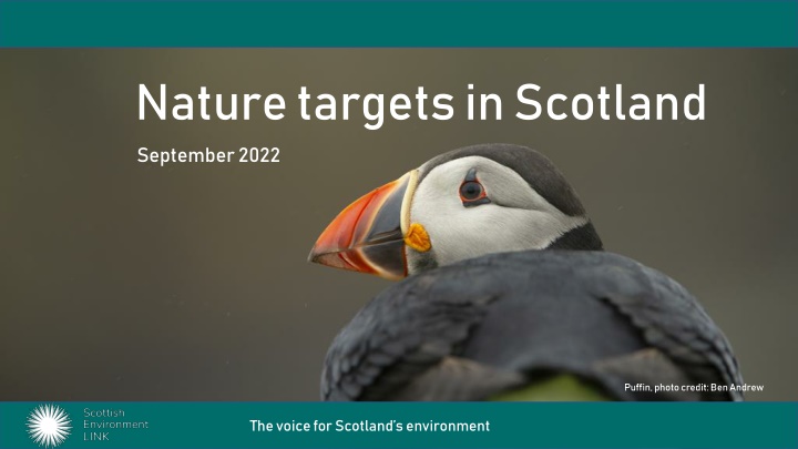 nature targets in scotland