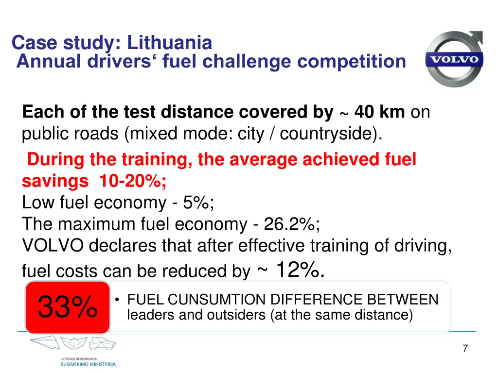 case study lithuania a nnual drivers fuel