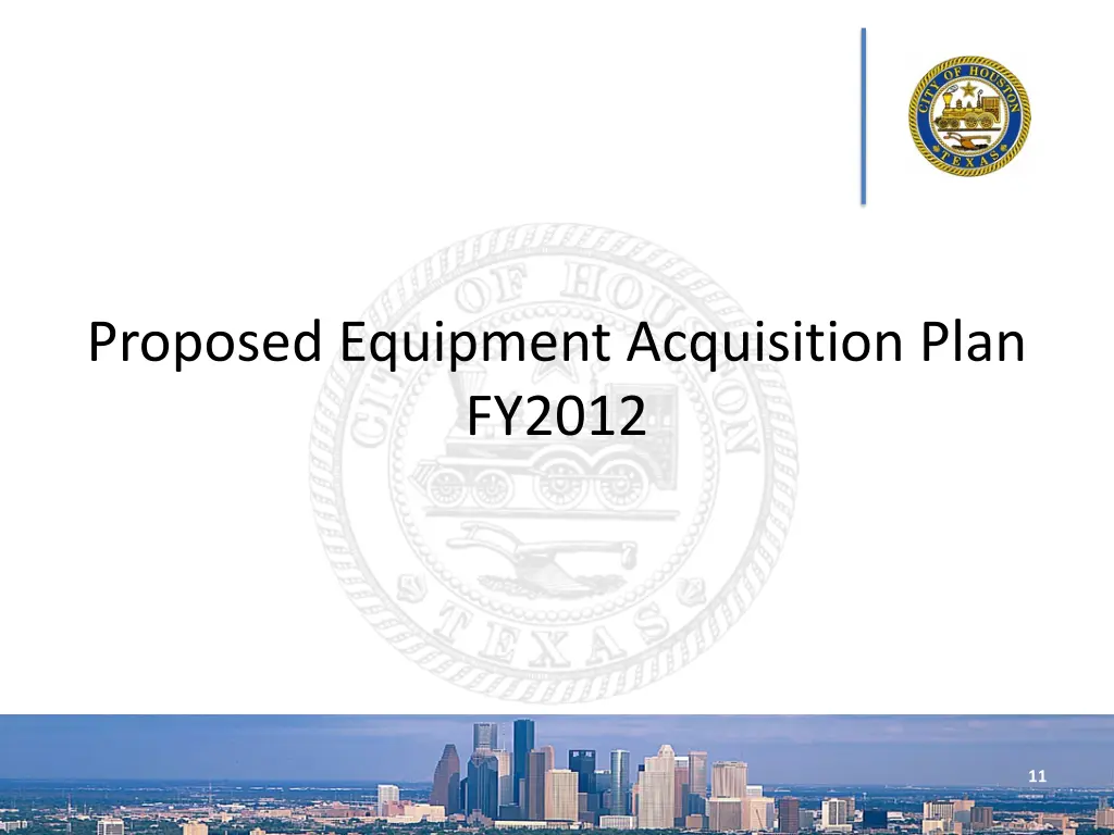 proposed equipment acquisition plan fy2012 1