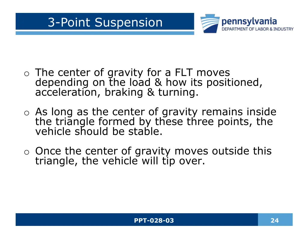 3 point suspension