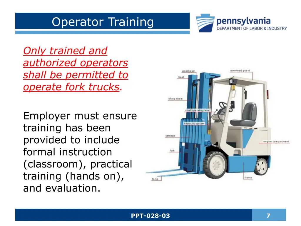 operator training